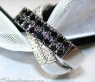 Schlichter schwarze Diamanten Ring #4