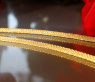Gold Pur: Geflochtener Halsreif in Gelbgold 750 #3