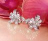 Exquisite Diamanten Schleifen Ohrstecker #11