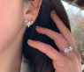 Exquisite Diamanten Schleifen Ohrstecker #8