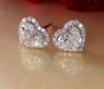 Exquisite Diamanten Herz Ohrstecker mit Brillanten (1,20 ct.) #6