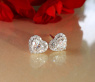 Exquisite Diamanten Herz Ohrstecker mit Brillanten (1,20 ct.) #8