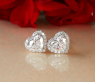 Exquisite Diamanten Herz Ohrstecker mit Brillanten (1,20 ct.) #10