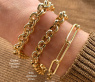 Gold Pur: Charmantes Glieder Armband in Gelbgold 585 #6