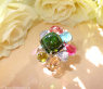 Spektakulärer Multicolor Turmalin Ring mit Brillanten (Unikat) #10