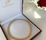 Gold pur: Prächtiges Rund Panzer Collier in Gelbgold 585 #9
