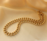 Gold pur: Prächtiges Rund Panzer Collier in Gelbgold 585 #12