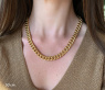 Gold pur: Prächtiges Rund Panzer Collier in Gelbgold 585 #6