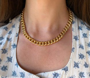 Gold pur: Prächtiges Rund Panzer Collier in Gelbgold 585 Gold pur: Prächtiges Rund Panzer Collier in Gelbgold 585