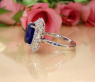 High Jewelry: Spektakulärer Ceylon Saphir Ring mit Diamanten #12
