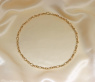 Gold Pur: Bildschönes Glieder Collier (oval & rund) #5