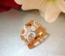 Ungewöhnlicher Brillanten Ring in Roségold 750 #2