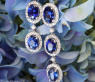 Exquisite Saphir Ohrgehänge mit Brillanten #7