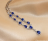 Ausgesuchtes Saphir Collier mit Brillanten #3