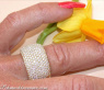 Stattlicher schwerer Brillanten Pavé Ring in Gelbgold 750 #7