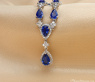 Ausgesuchtes Saphir Collier mit Brillanten #4