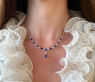 Ausgesuchtes Saphir Collier mit Brillanten #5