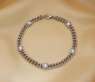 Wundervolles Panzerarmband mit Brillanten im Herz Design #11