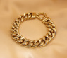 Gold Pur: Spektakuläres Panzer Armband (60 Gramm GG585 15 mm) #3
