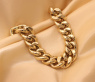 Gold Pur: Spektakuläres Panzer Armband (60 Gramm GG585 15 mm) #5