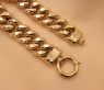 Gold Pur: Spektakuläres Panzer Armband (60 Gramm GG585 15 mm) #8