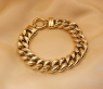Gold Pur: Spektakuläres Panzer Armband (60 Gramm GG585 15 mm) #11