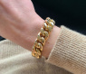 Gold Pur: Spektakuläres Panzer Armband (60 Gramm GG585 15 mm) #2
