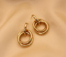 Gold Pur: Verschlungene Ohrringe in Gelbgold 585 #7