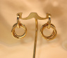 Gold Pur: Verschlungene Ohrringe in Gelbgold 585 #8