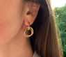 Gold Pur: Verschlungene Ohrringe in Gelbgold 585 #6