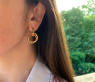 Gold Pur: Verschlungene Ohrringe in Gelbgold 585 #2