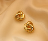 Gold Pur: Fabelhafte Ohrstecker „Goldener Knoten“ #7