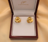 Gold Pur: Fabelhafte Ohrstecker „Goldener Knoten“ #9