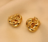Gold Pur: Fabelhafte Ohrstecker „Goldener Knoten“ #11