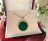 Grandioser Malachit Anhänger / Kette mit Brillanten #9