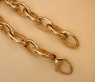 Gold Pur: Glieder Armband „Navette“ in Gelbgold 585 #10