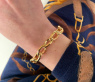 Gold Pur: Glieder Armband „Navette“ in Gelbgold 585 #7