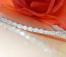 Exquisites Tennis Armband mit Diamanten im Smaragdschliff #5