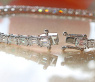 Exquisites Tennis Armband mit Diamanten im Smaragdschliff #10