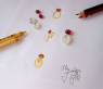 Inigolith Mondstein Ohrringe "Tutti Colori" #14