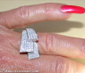 Exklusiver Brillanten Ring im Fächer Design #6