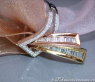 Ausgefallener Diamant Ring im Gürtel Design #2