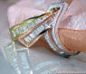 Ausgefallener Diamant Ring im Gürtel Design #4