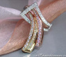 Ausgefallener Diamant Ring im Gürtel Design #5