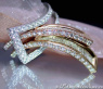 Ausgefallener Diamant Ring im Gürtel Design #6