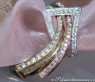 Ausgefallener Diamant Ring im Gürtel Design #7