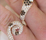 Extravaganter Brillanten Doppel Ring im Schlangen Design #7