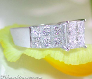 Edler Princess Diamanten Ring Edler Princess Diamanten Ring
