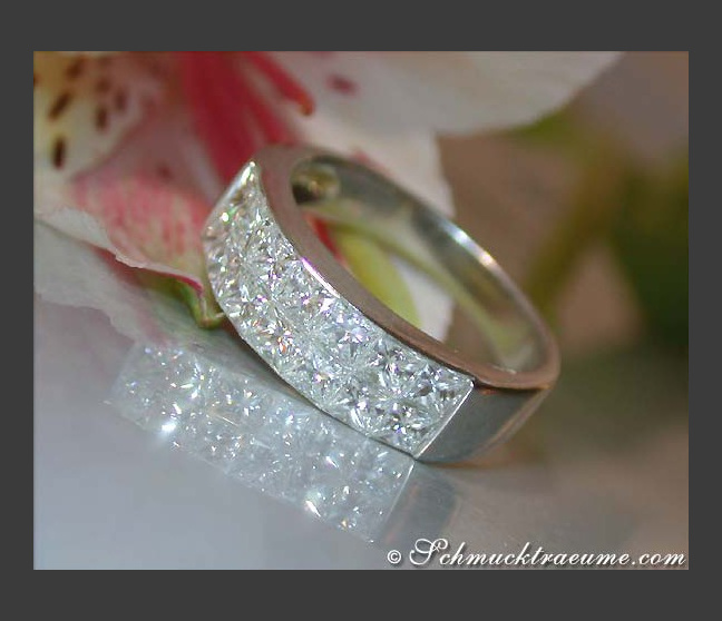Zeitloser Princess Diamanten Ring #1 Zeitloser Princess Diamanten Ring #1