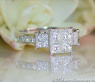 Exquisiter Princess Diamanten Ring #1